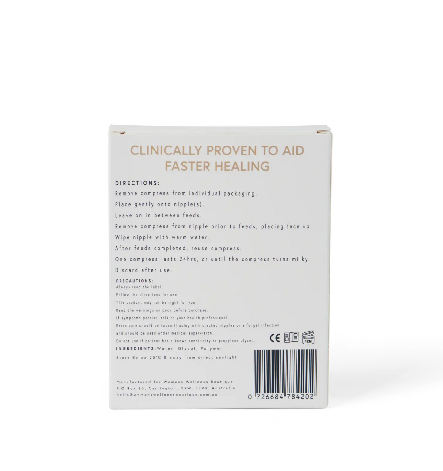 Cooling Hydrogel Nipple Pads