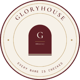 GloryHouse verified seal, MMXXVI